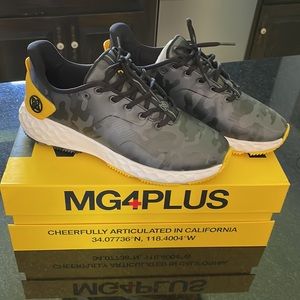 G/Fore MG4+ Onyx Camouflage and Yellow Golf Shoes